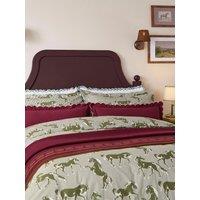 Joules Horse Stripe Cover Set Green