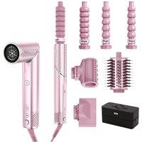 Shark Flexstyle Ioncurl Ion Air Drying, Curling And Styling System - Pink Hd850Ukpk