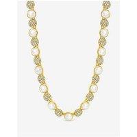Jon Richard Gold Plated Pearl And Pave Necklace