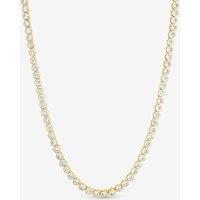 Jon Richard Gold Plated Tennis Round Besel Necklace