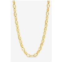 Jon Richard Gold Plated And Oval Link Necklace