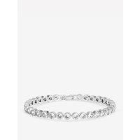 Jon Richard Jon Richard Silver Plated Tennis Round Besel Bracelet