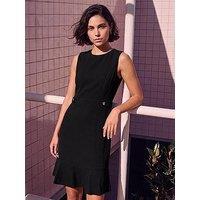 Roman Sleeveless Buttoned Short Dress