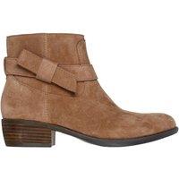 Skechers Texas Westernville Knotted Western Zip Up Bootie W/ Memory Foam - Chestnut Suede