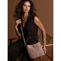 Luella Grey Indra Bucket Crossbody In Fawn