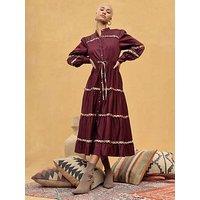 Emily Lovelock Annette Embroidered Dress