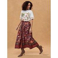 Emily Lovelock Bernie Print Skirt