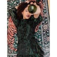 Emily Lovelock Maxine Lurex Jacquard Dress