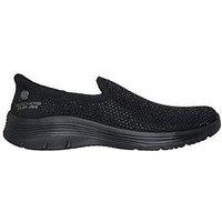 Skechers Bedford Genuine Gem Martha Stewart Slip-Ins Rhinestone Knit A-Line - Black