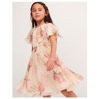 Monsoon Girls Leila Print Sequin Dress