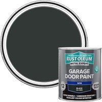Rust-Oleum Metal Expert Garage Paint - Satin Black 750Ml