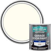 Rust-Oleum Metal Expert Garage Paint - Satin White 750Ml