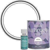 Rust-Oleum Bathroom Tile Paint - Matt Chalk White 750Ml
