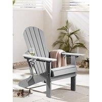 Vonhaus Westport Grey Folding Garden Chair