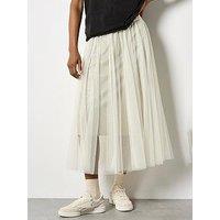 Apricot Apricot Sparkle Mesh Tulle Skirt