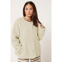 Pixiegirl Petite Borg Jacket - Cream