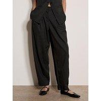 Apricot Women'S Pinstripe Balloon Trousers - Grey
