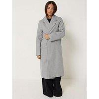 Pixiegirl Petite Longline City Coat - Grey
