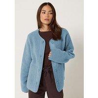 Pixiegirl Petite Borg Jacket - Blue