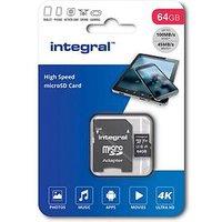 Integral 64Gb High Speed Microsd Card Uhs-I