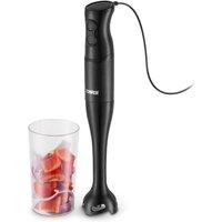 Tower 300W Hand Blender With Splash Guard & 700Ml Beaker, Black