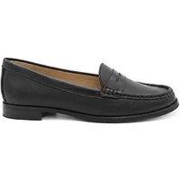 Jones Bootmaker Tamsynwide Mocasins - Black Leather