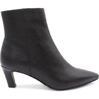 Jones Bootmaker Kassia Kitten Heel Ankle Boot - Black Leather