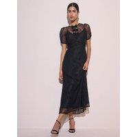 Nobodys Child Womens Una Lace Bow Detail Midi Dress - Black