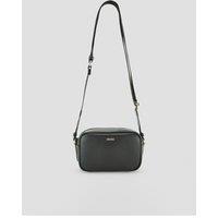Boss Womens Sandy Zip Logo Crossbody Bag - Black