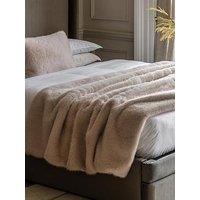 Gallery Direct Maple Faux Fur Throw Oatmeal 130X150Cm