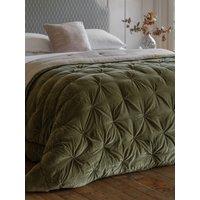 Gallery Direct Opulent Velvet Bedspread Green 220X240Cm