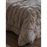 Gallery Direct Opulent Velvet Bedspread Neutral 220X240Cm