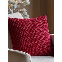 Gallery Direct Velora Cushion Merlot 2 Pack 43X43Cm