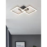 Eglo Eglo Basic Palmaves-E Black Steel & Plastic Led Ceiling Light, 4000K