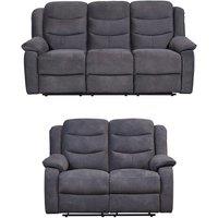 The Very Collection Rothbury Fabric 3 Seater Sofa + Armchair Manual Recliner Set (Buy & Save!)