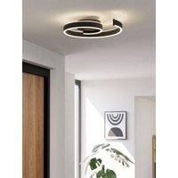 Eglo Eglo Andabaia-Z Smart Control Aluminium & Steel Led Tuneable White Modern Ceiling Light, Black