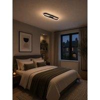 Eglo Eglo Amandolo Led Wall & Ceiling Light, Black, 67Cm
