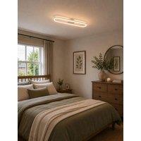 Eglo Eglo Amandolo Led Wall & Ceiling Light, White, 67Cm