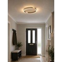 Eglo Eglo Copertino Led Ceiling Light, Sandy & White, 45Cm