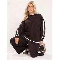 Yours Curve 2 In 1 Jumper - Brown