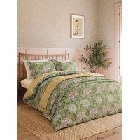 Morris & Co Windrush Quilted Throw 265X260 (Cm) Gold
