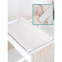 Clair De Lune Anti-Roll Wedge Changing Mat And Foldable Travel Changing Mat - Dash