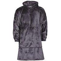 Heat Holders Unisex Mega Hoodie One Size - Antique Silver