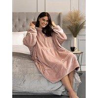 Heat Holders Mega Hoodie One Size - Dusky Pink