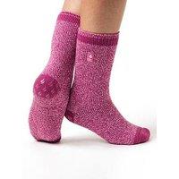 Heat Holders Womens Original Florence Tog 2.3 Non-Slip Slipper Socks - Muted Pink
