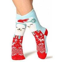 Heat Holders Womens Lite Thermal Brushed Novelty Christmas Socks