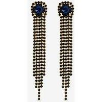 Mood Gold Plated Sapphire Drop Earrings