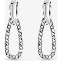 Mood Rhodium Doorknocker Earrings