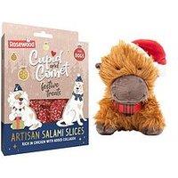 Rosewood Dogs Luxury Artisan Salami Slices/Clifford Cow Toy