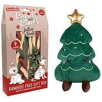 Rosewood Dogs Rawhide Free Gift Box/Cosmo Christmas Tree Toy